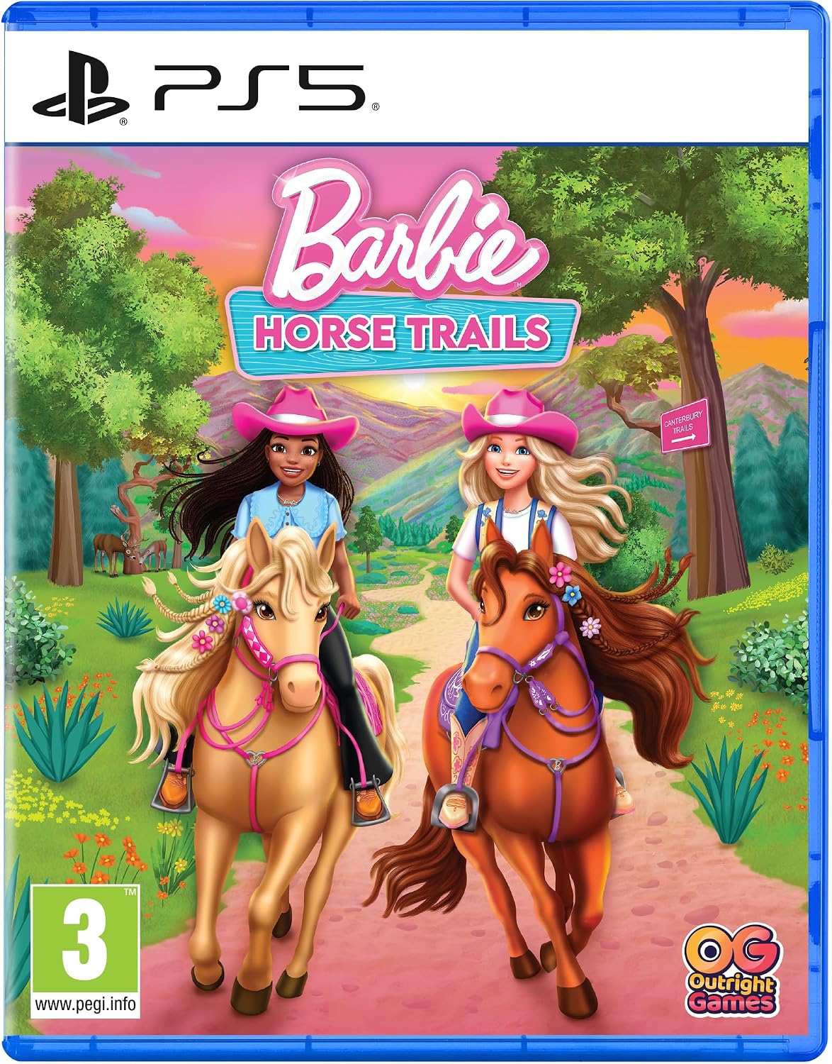 Detalle de Barbie: Horse Trails for PS5 (Outright Games) – open-world horse care and ranger adventures