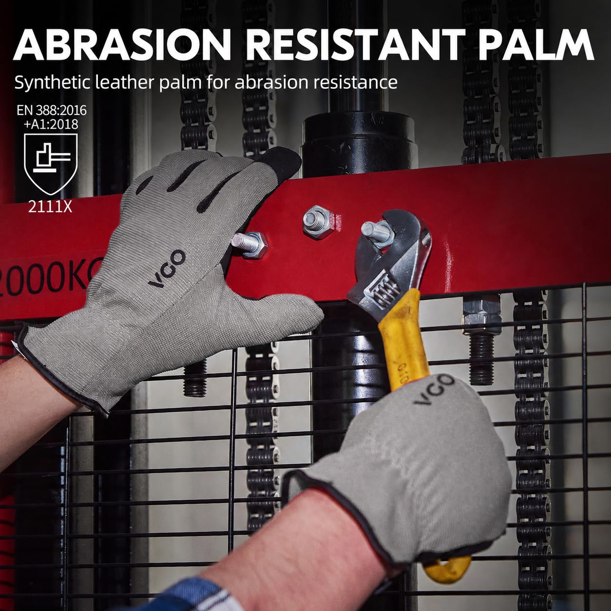 Thumbnail 1 de Vgo... 5Pairs Touchscreen Work Gloves for Gardening 👷♂️⛳