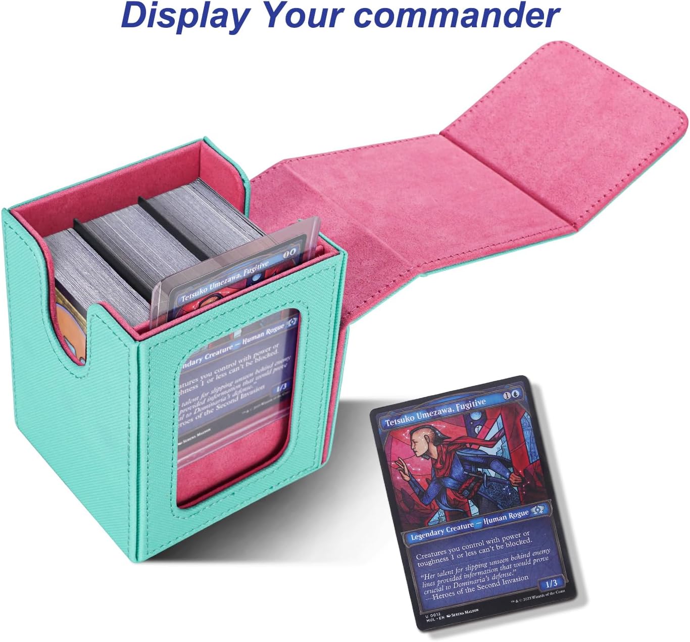 Detalle 2 de AFIING MTG Deck Box for Commander Display