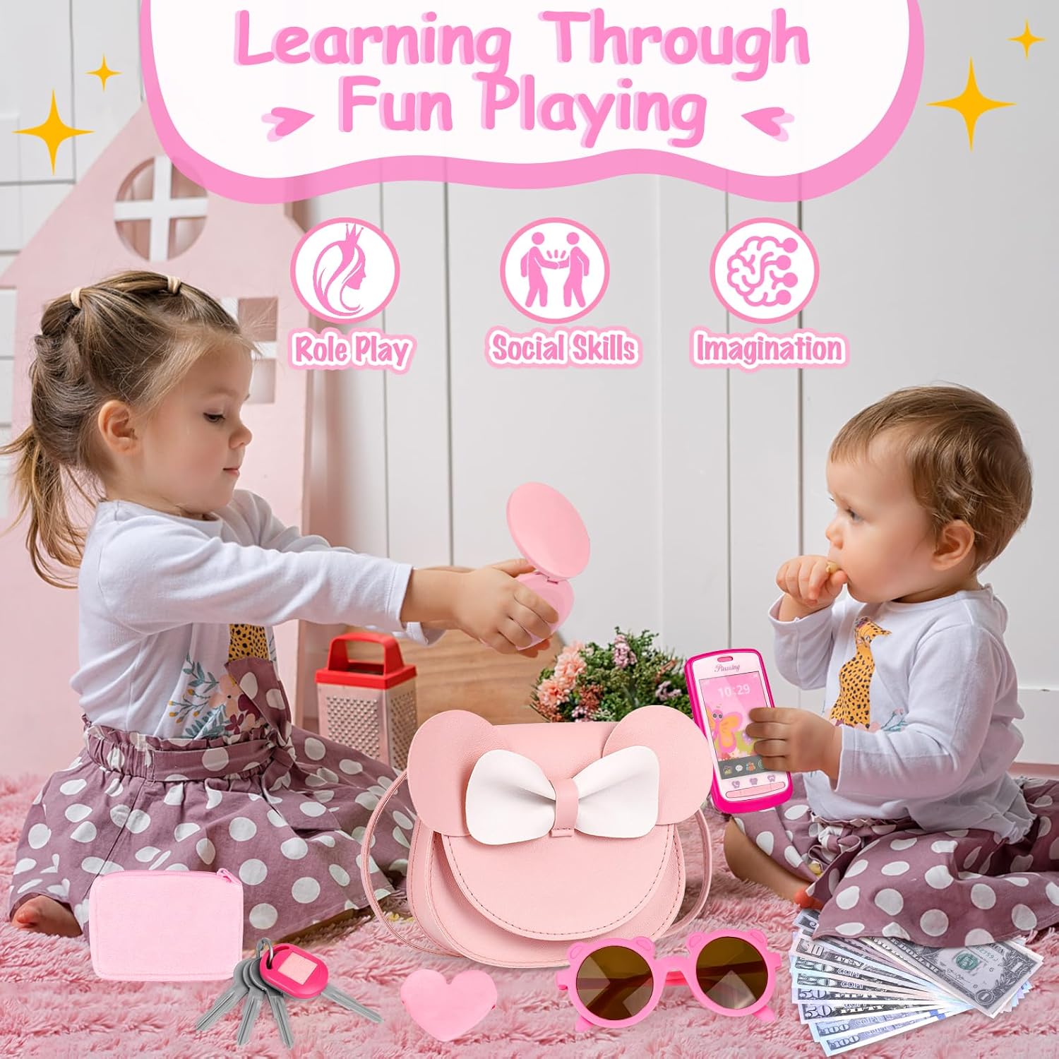 Thumbnail 4 de Oisacirg Play Purse for Little Girls
