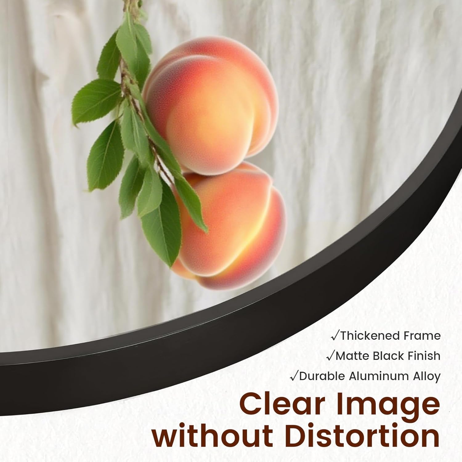 Thumbnail 6 de Hamlody Miroir sur pied arqué 162 x 52 cm noir à cadre en aluminium