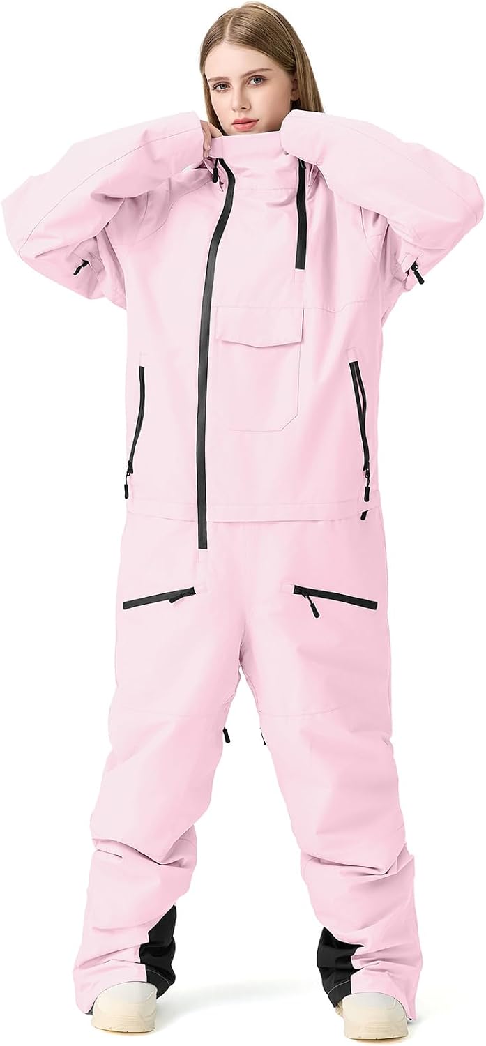 Detalle de HOUZONIY Einteiler Skioverall Damen