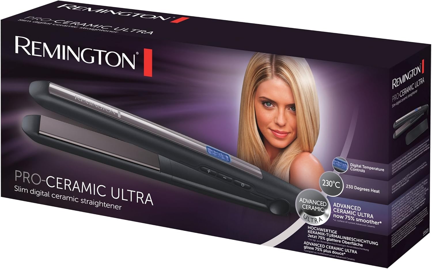 Thumbnail 1 de Remington Pro-Ceramic Ultra S5505: piastra per capelli con display LCD e temperature 150–230°C
