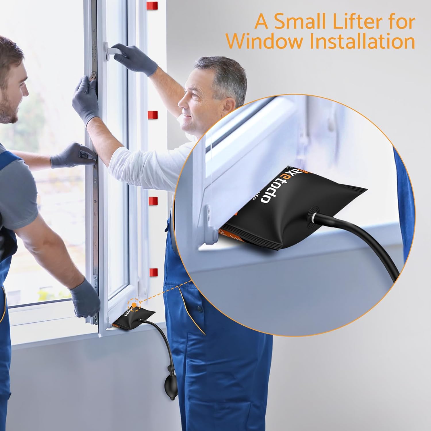 Thumbnail 2 de Maxetodo Set da 4 cuscini gonfiabili ad aria per sollevamento mobili e installazione porte/finestre