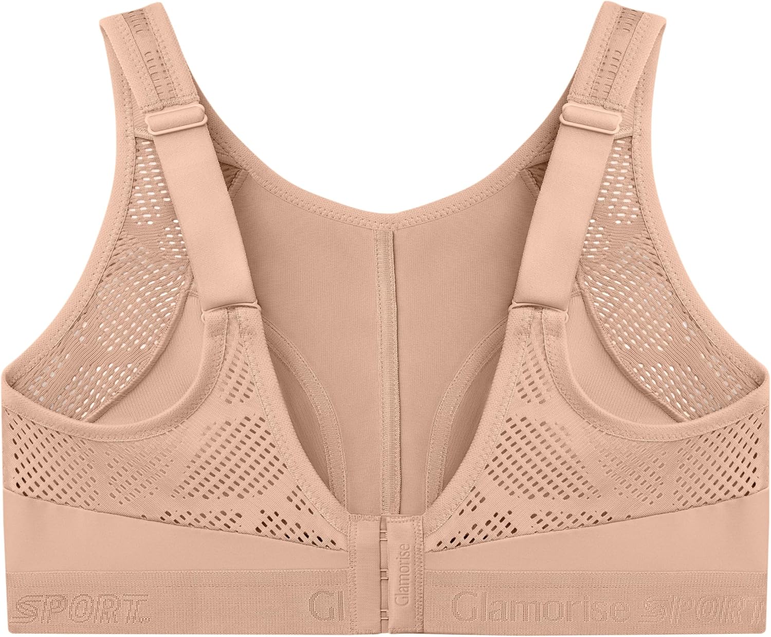 Thumbnail 4 de Glamorise Women's No-Sweat Mesh Sports Bra Wirefree #1068