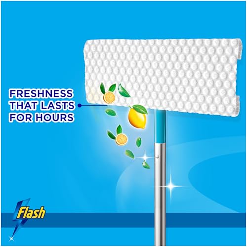 Thumbnail 6 de Flash Speedmop Wet Mop Floor Cleaner Wipes – 96 Lemon Pads for Speedmop System