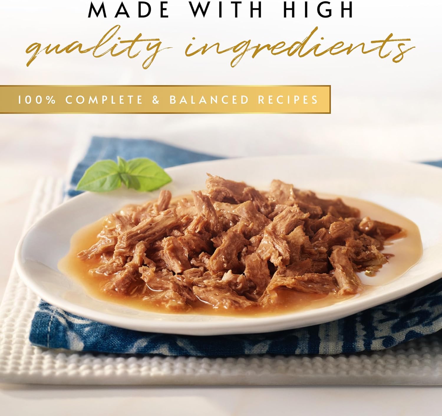 Detalle de GOURMET PERLE Filettines Sauce Multivariétés 96x85 g – Mini filets en sauce pour chats
