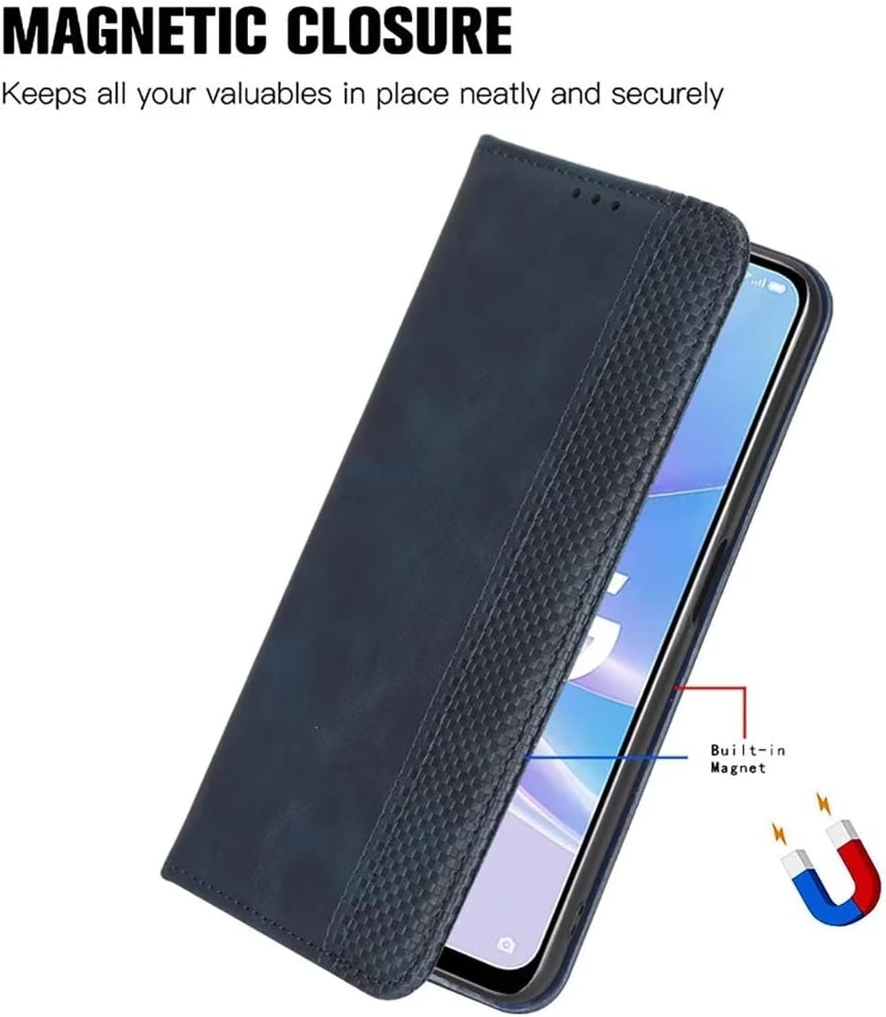 Detalle de UPLAI Wallet Case for Motorola Edge 50 Neo / Moto ThinkPhone 25 – Premium Leather, Magnetic Closure, Slim Kickstand