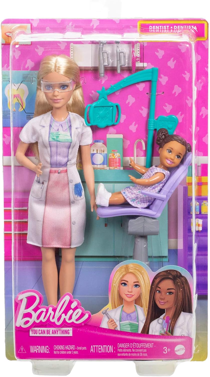 Thumbnail 5 de Barbie Dentista JCR74 👩⚕️ con accesorios y mobiliario médico