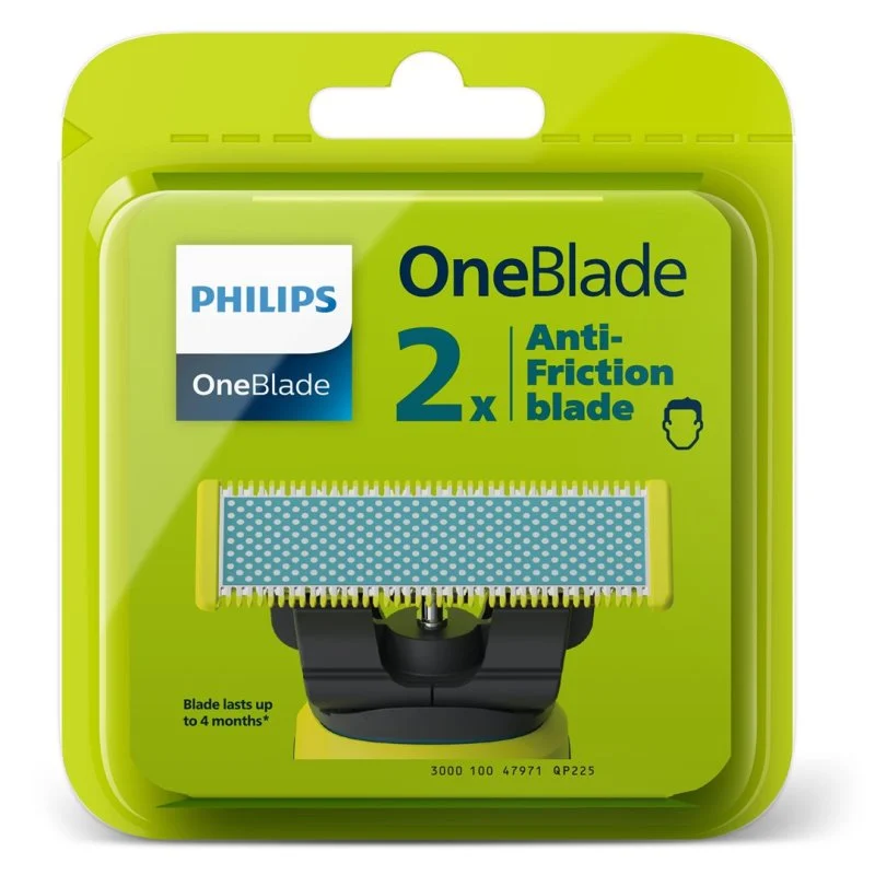 Detalle 2 de Philips Norelco Oneblade Qp225/50 2x Cuchillas de Repuesto
