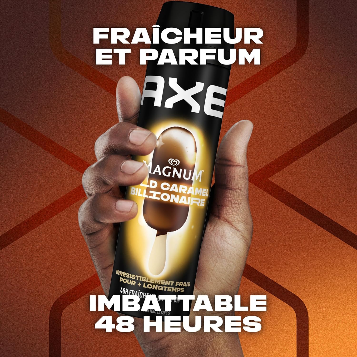 Thumbnail 3 de AXE Magnum Gold Caramel spray déodorant homme 6x200ml