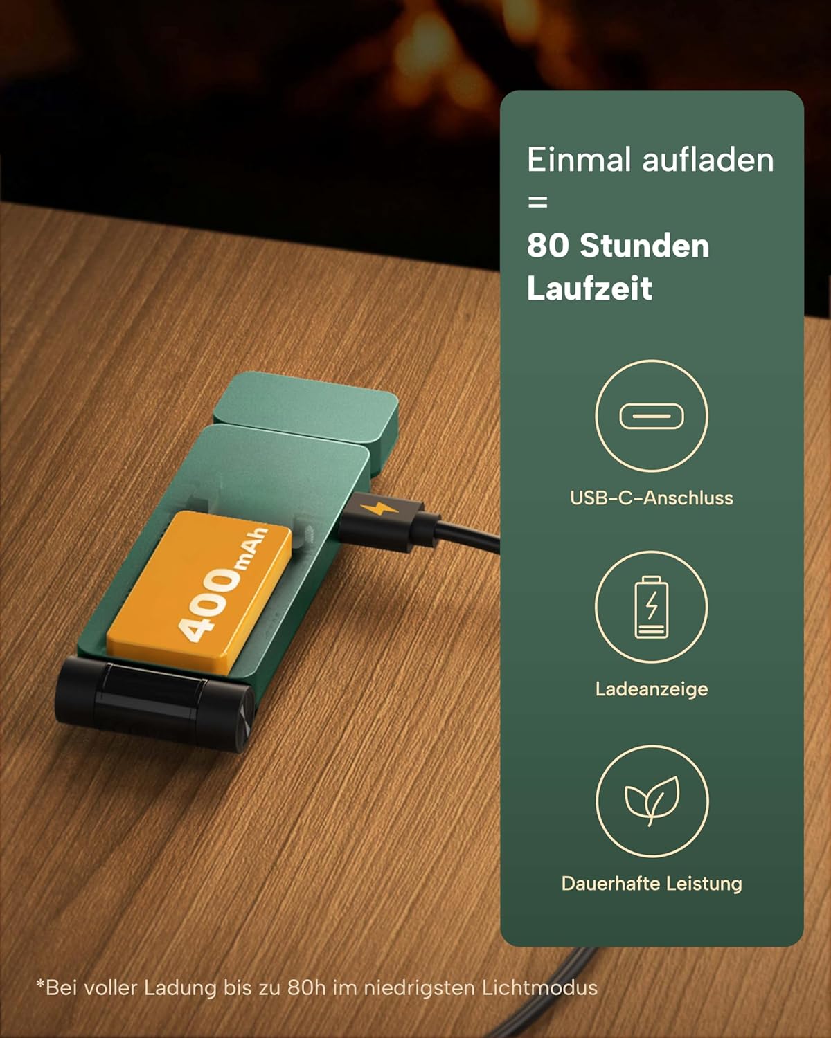 Thumbnail 4 de 86lux Leselampe Buchklemme 80 g 📖