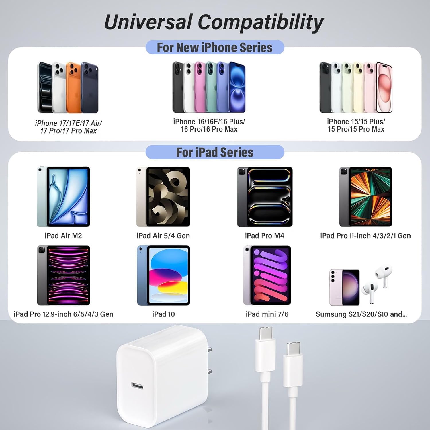 Thumbnail 5 de Apple MFi 10ft USB‑C to USB‑C Cable 3‑Pack
