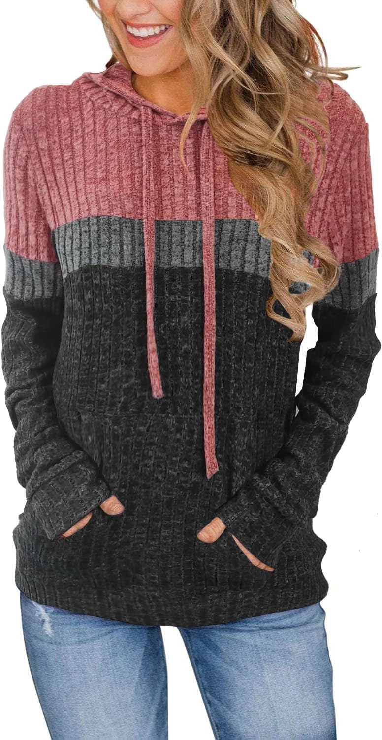 Thumbnail 6 de MixShe Color Block Knit Hoodie