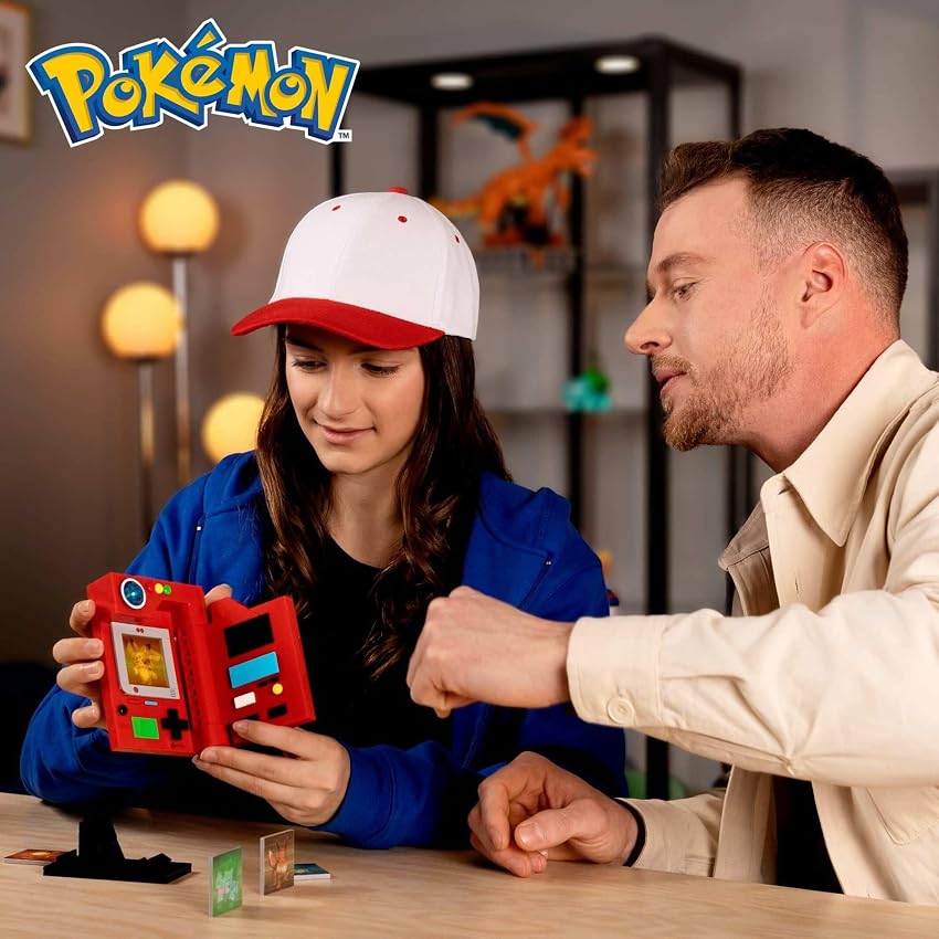 Detalle 2 de Mega Pokémon Kanto Pokédex Construcción con Luz y Cartas