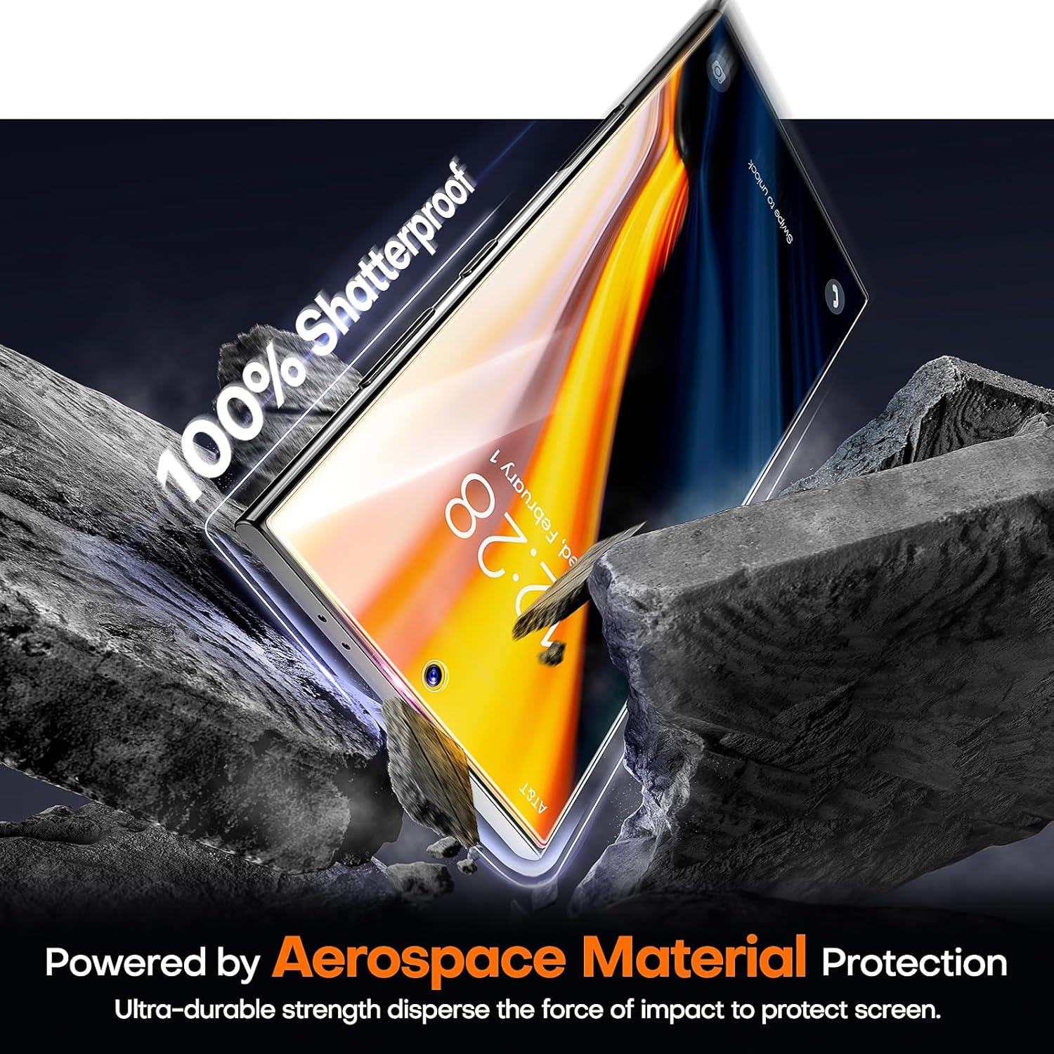 Thumbnail 5 de LϟK 3 in 1 Screen Protector for Samsung Galaxy S24 Ultra 2 Pack