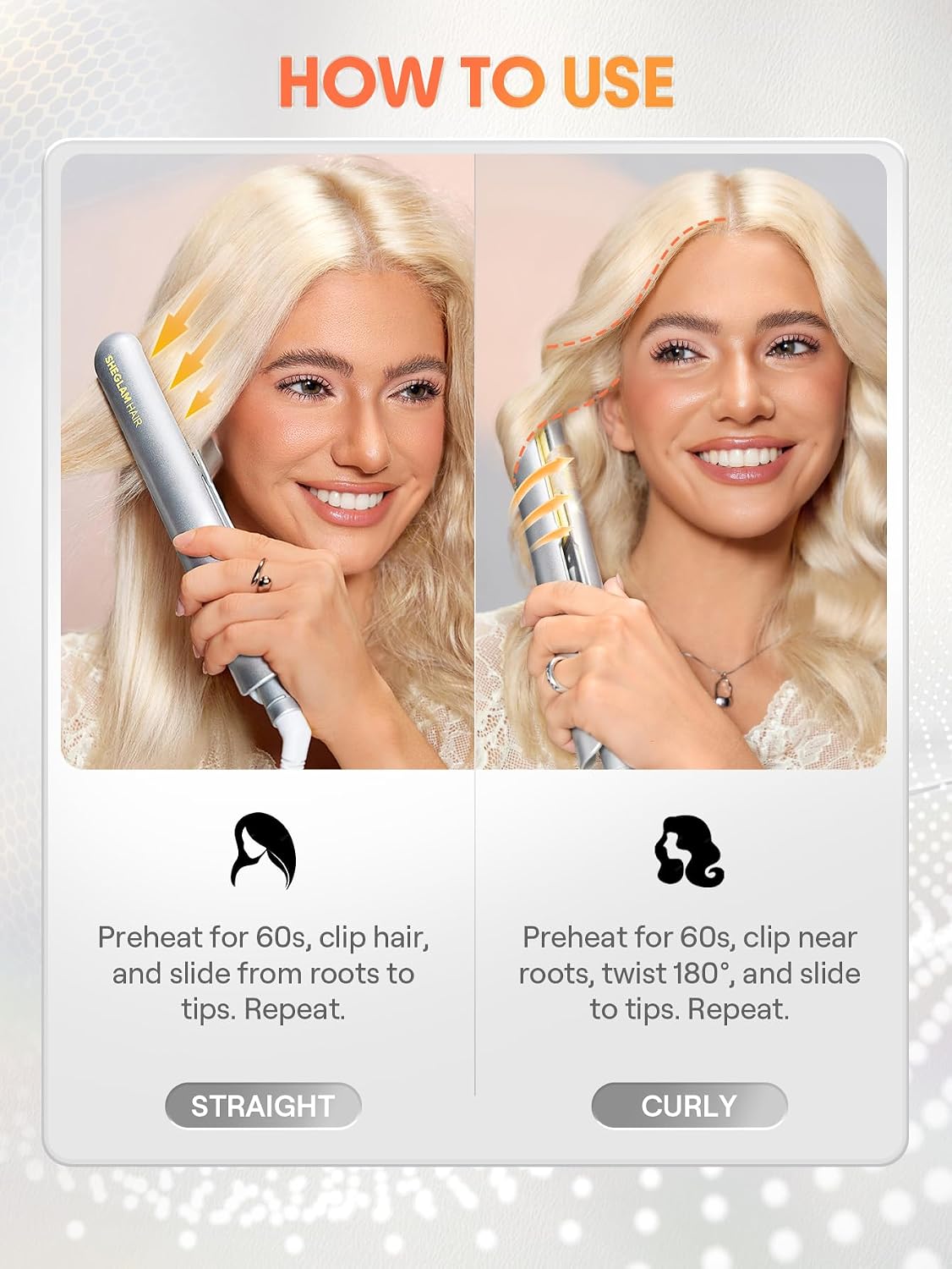 Detalle de SHEGLAM 1-Inch Flat Iron