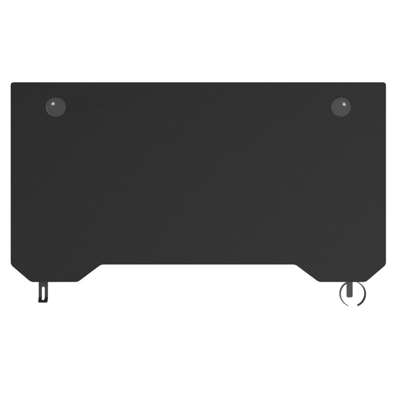 Detalle de Newskill Belenor Mesa Gaming Negra: robusta, amplia y pensada para el setup