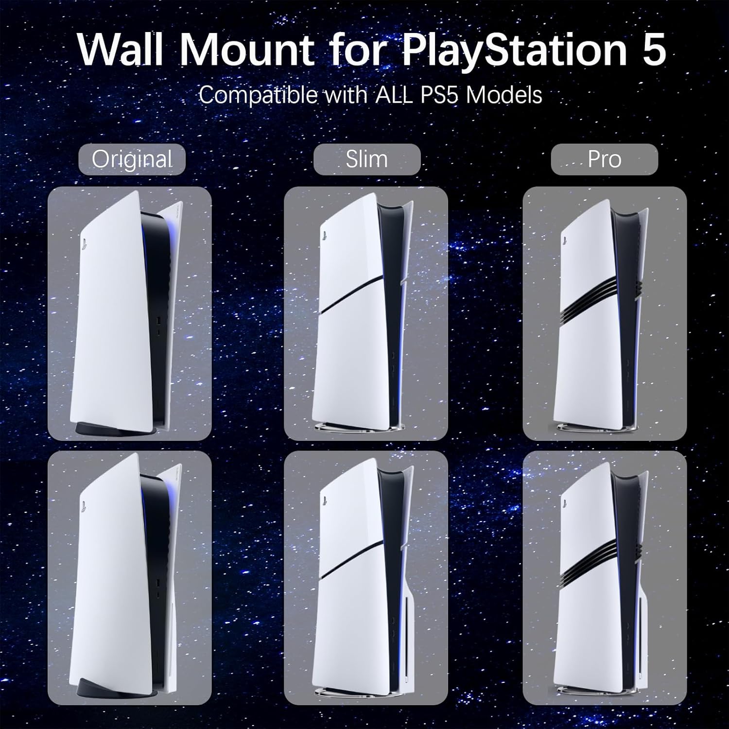 Thumbnail 5 de Hosanwell PS5 Wandhalterung mit Ladestation