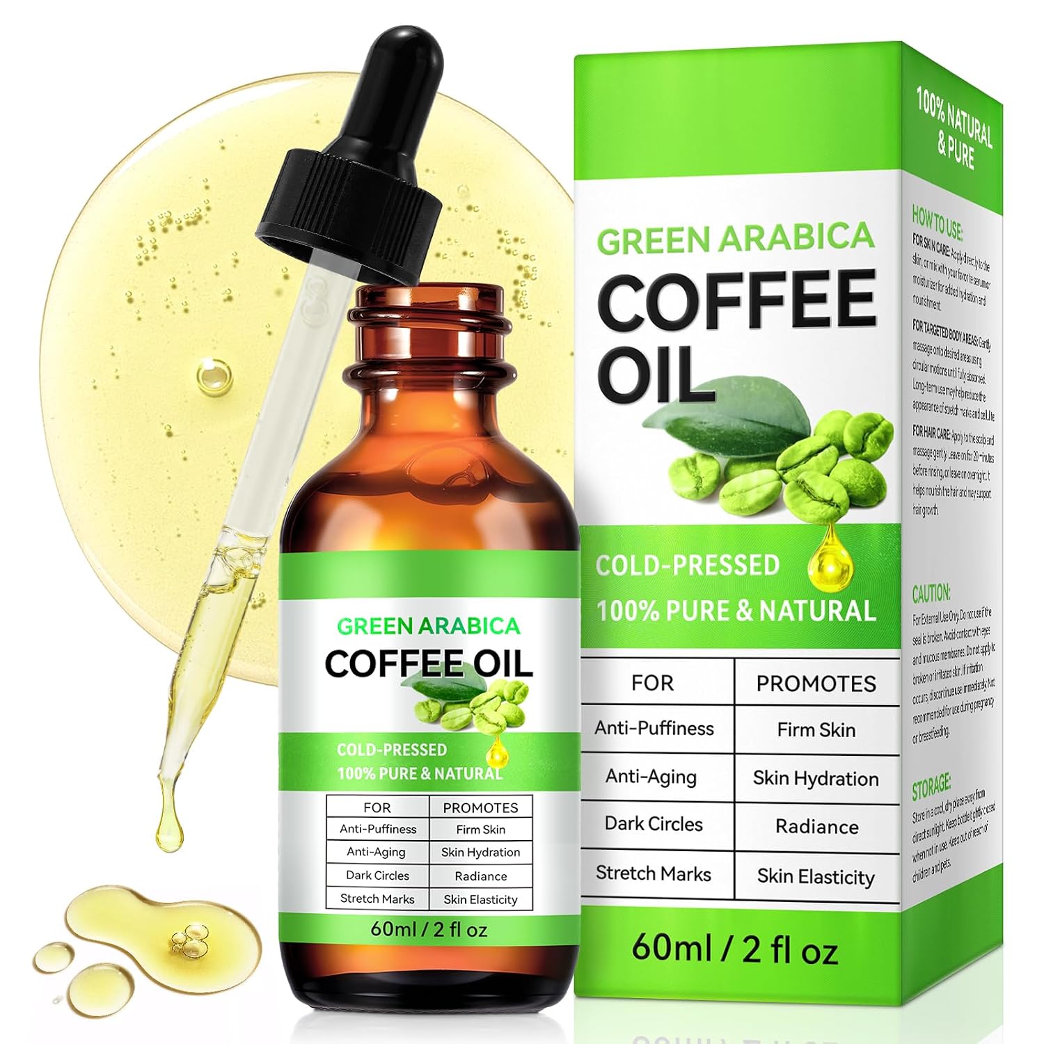 Detalle de Kaffeeöl Gegen Falten 60ml