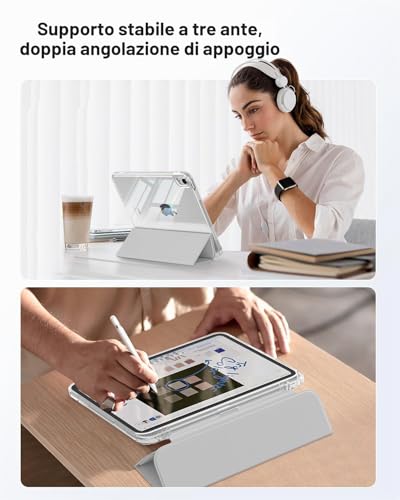 Thumbnail 4 de MoKo Cover Custodia per iPad A16 e iPad 11/10 Gen 11.0 Pollici - Argento