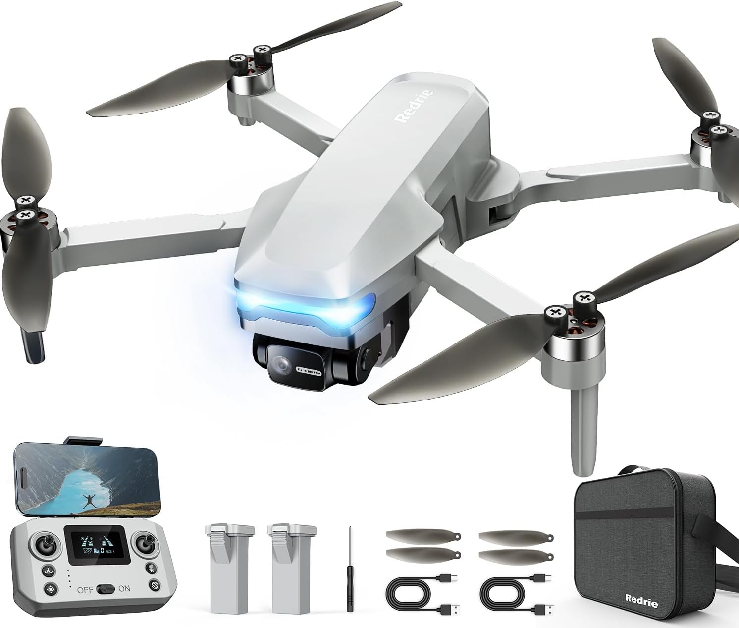 Detalle de Foldable 4K Camera Drone 249g