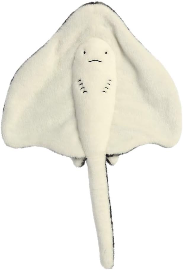 Detalle de Aurora 35019 Eco Nation Stingray 12In Soft Toy – Black & Grey (Medium)