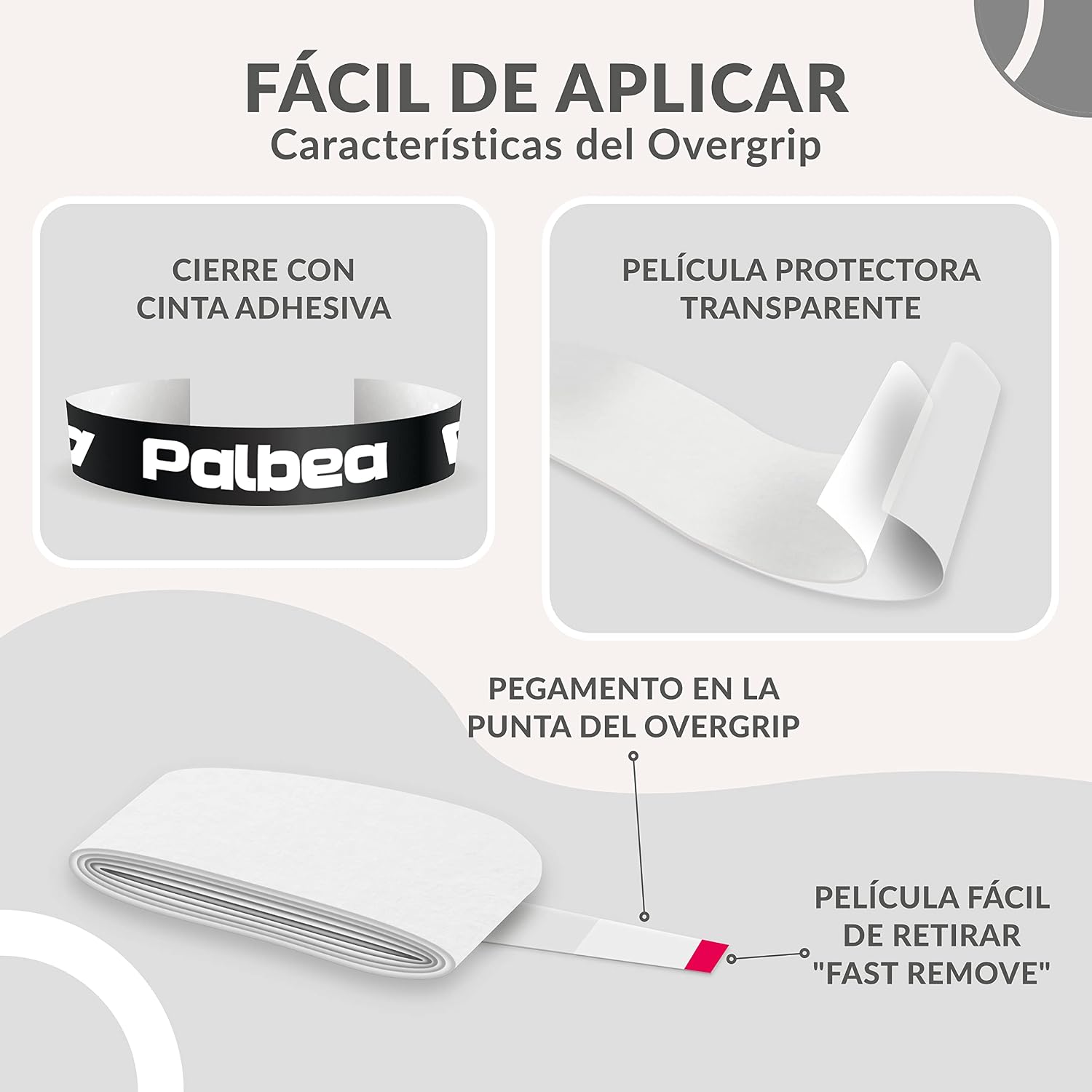 Thumbnail 3 de Palbea Grip Padel Extra Adherente Overgrip