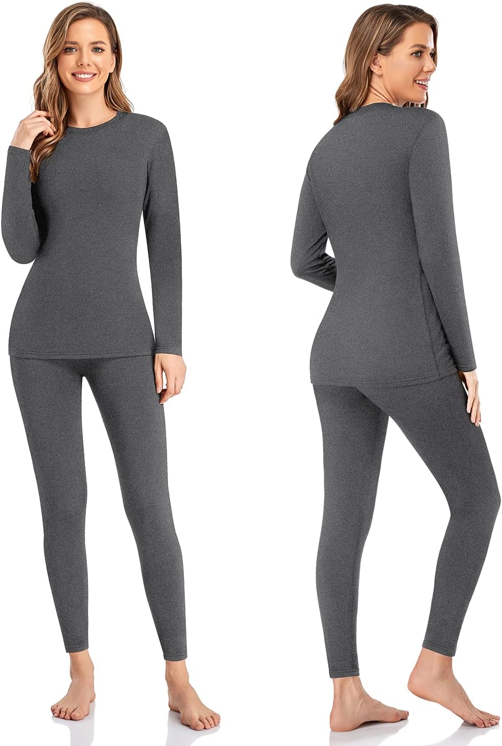 Detalle 2 de SIMIYA Women Thermal Underwear Set Long Johns for Winter
