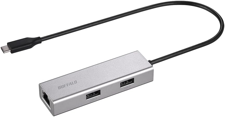 Detalle de バッファロー LUD-U3-CU101SV/N USB-Cドッキングステーション USB-A×3・Giga対応LAN