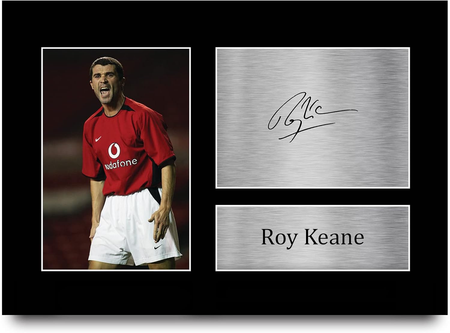 Thumbnail 4 de Roy Keane Signed Autograph Picture, A4 Portrait – Framed