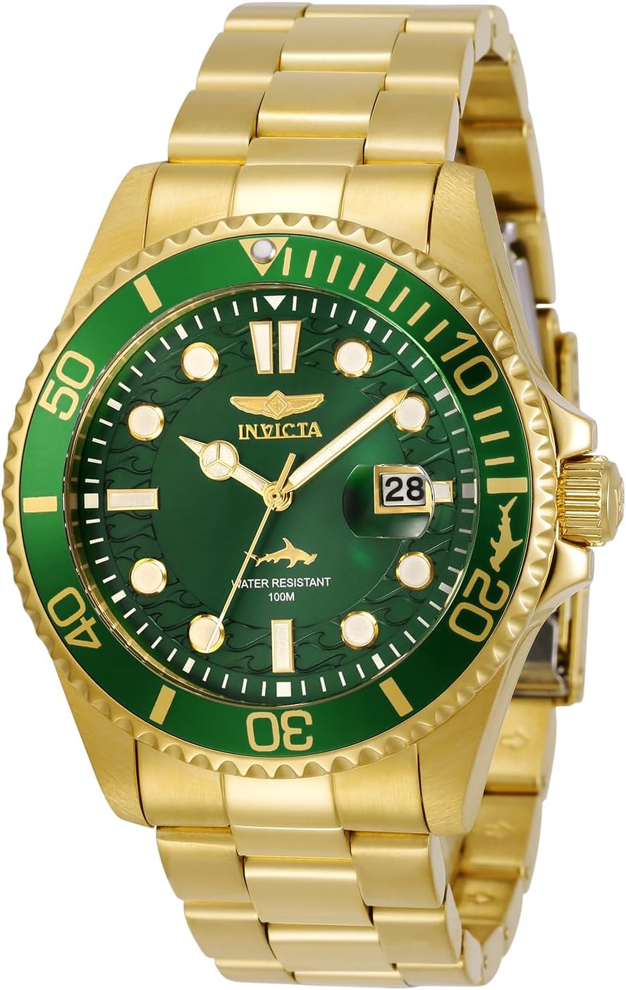 Detalle de Invicta Pro Diver Edelstahl Herren Quarzuhrwerk – 43 mm
