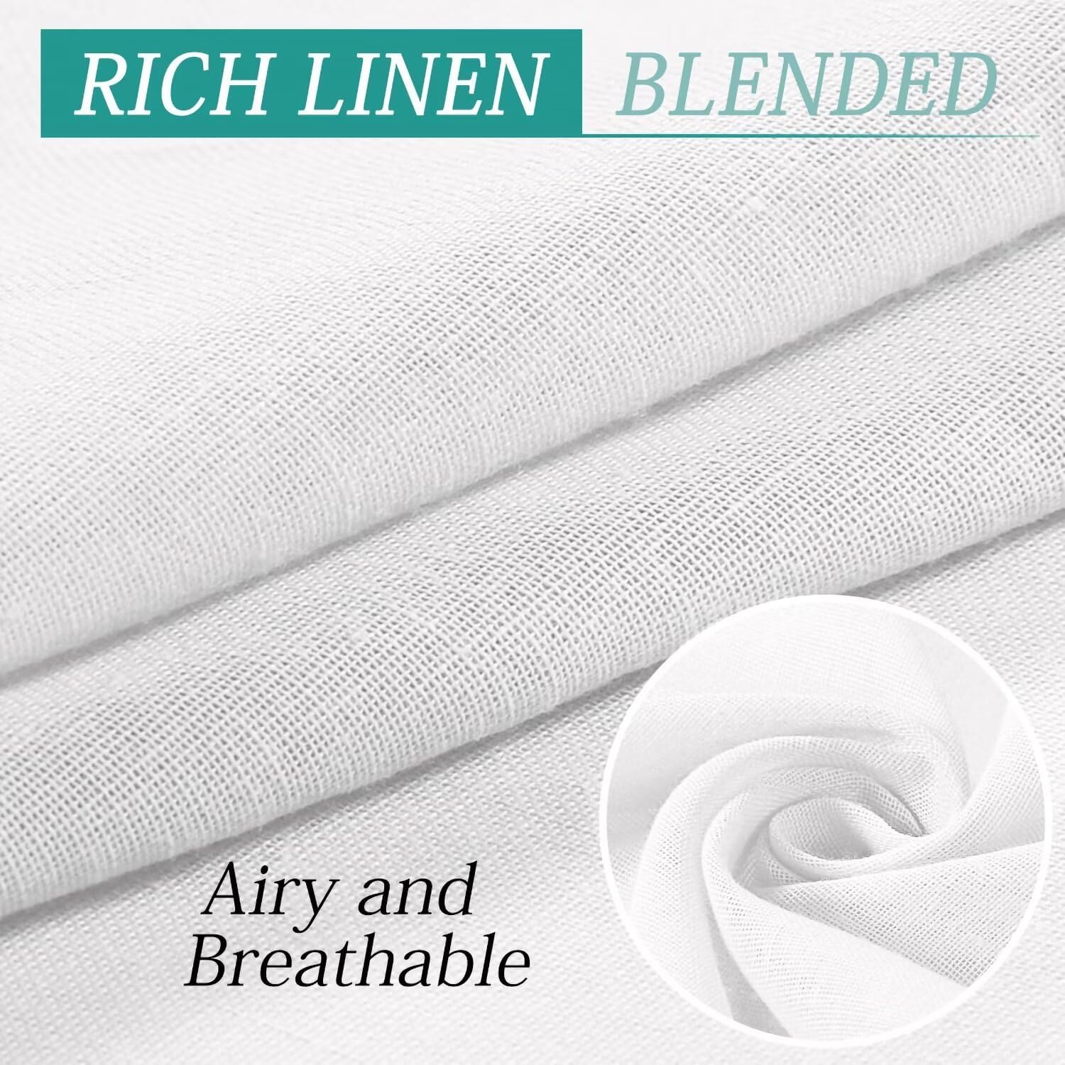 Thumbnail 3 de Outdoor sheer pergola curtains 132 x 213cm