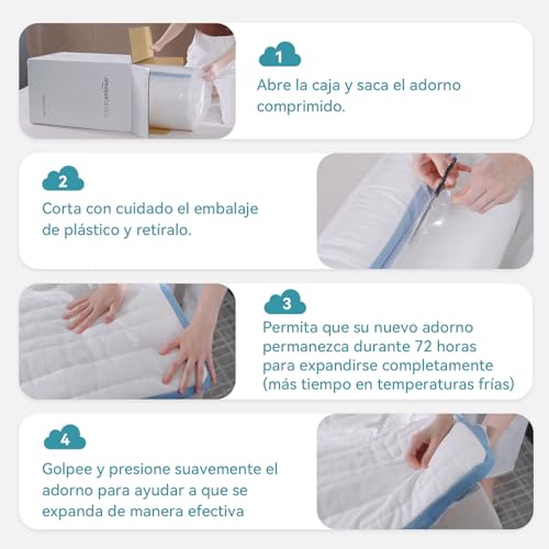 Thumbnail 8 de Amazon Basics Topper de Espuma Viscoelástica 100x200cm