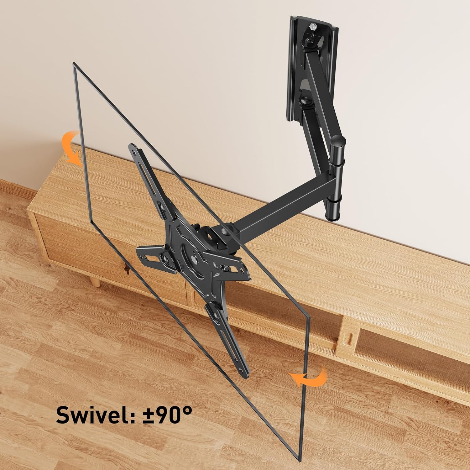 Detalle 2 de ELIVED EV012 TV wall bracket 14–42 inch, 20 kg capacity