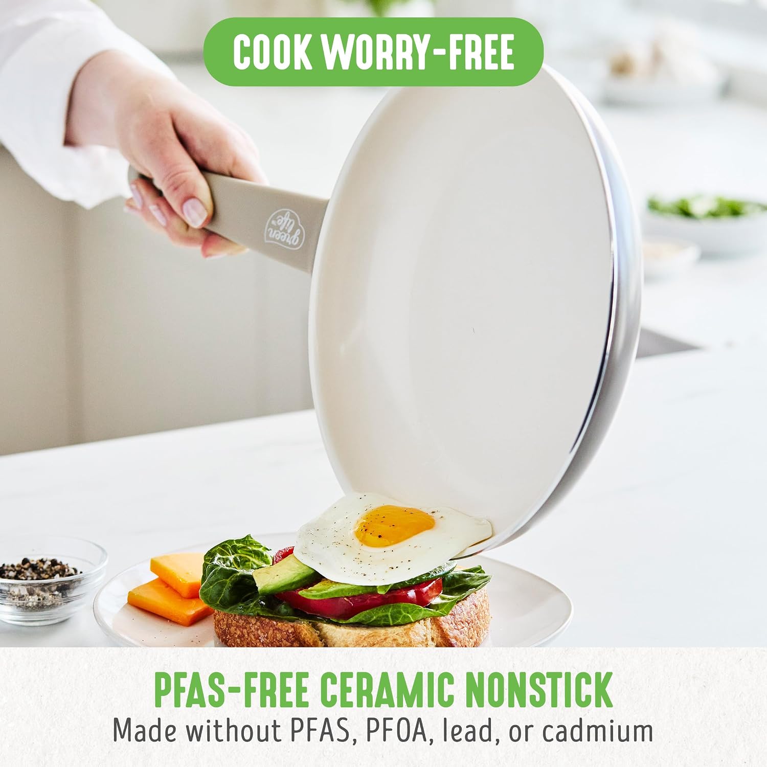 Thumbnail 1 de GreenLife 16-Piece Nonstick Cookware Set