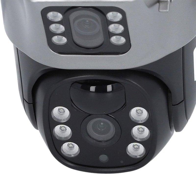 Detalle de Klack Cámara de Seguridad Solar WiFi doble lente IP66