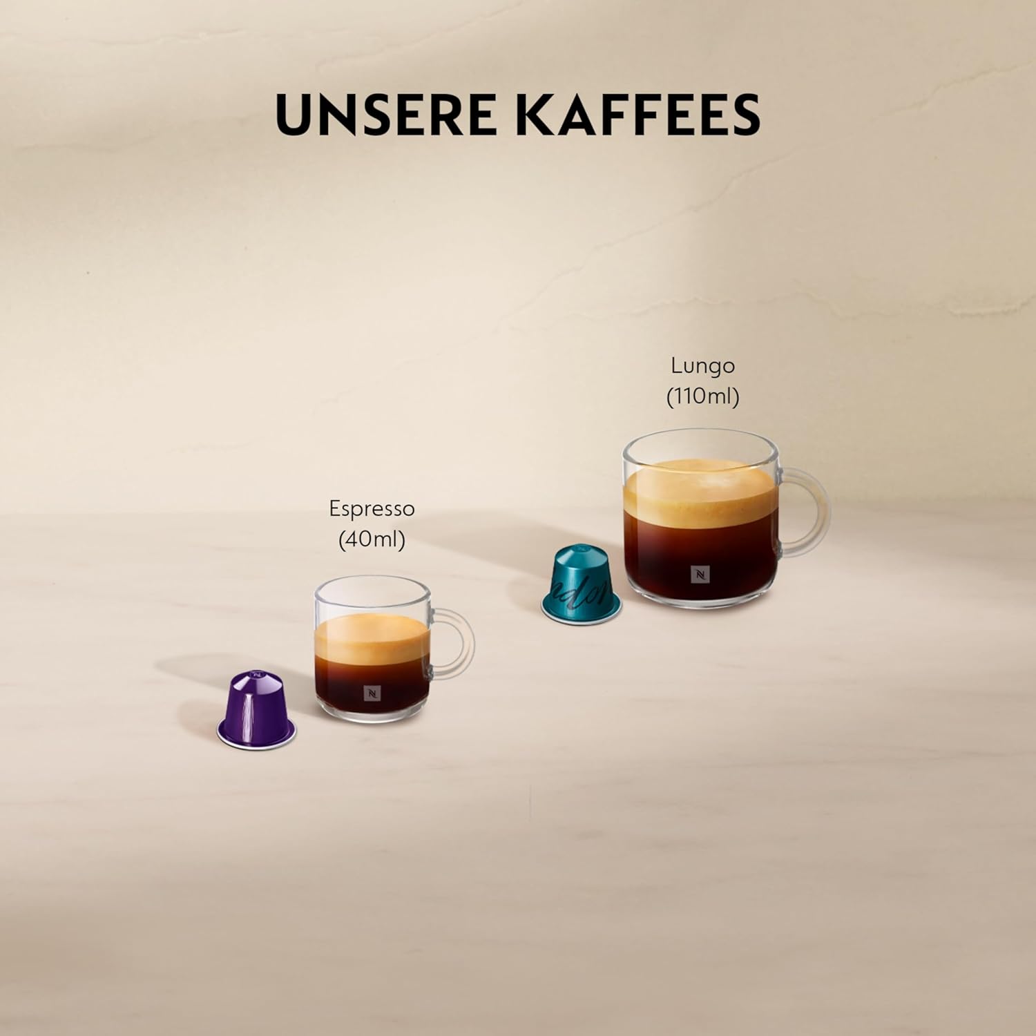 Thumbnail 2 de Nespresso De'Longhi EN167.W Citiz Kaffeekapselmaschine – Creme-weiß, 19 bar, Thermoblock, ohne Aeroccino