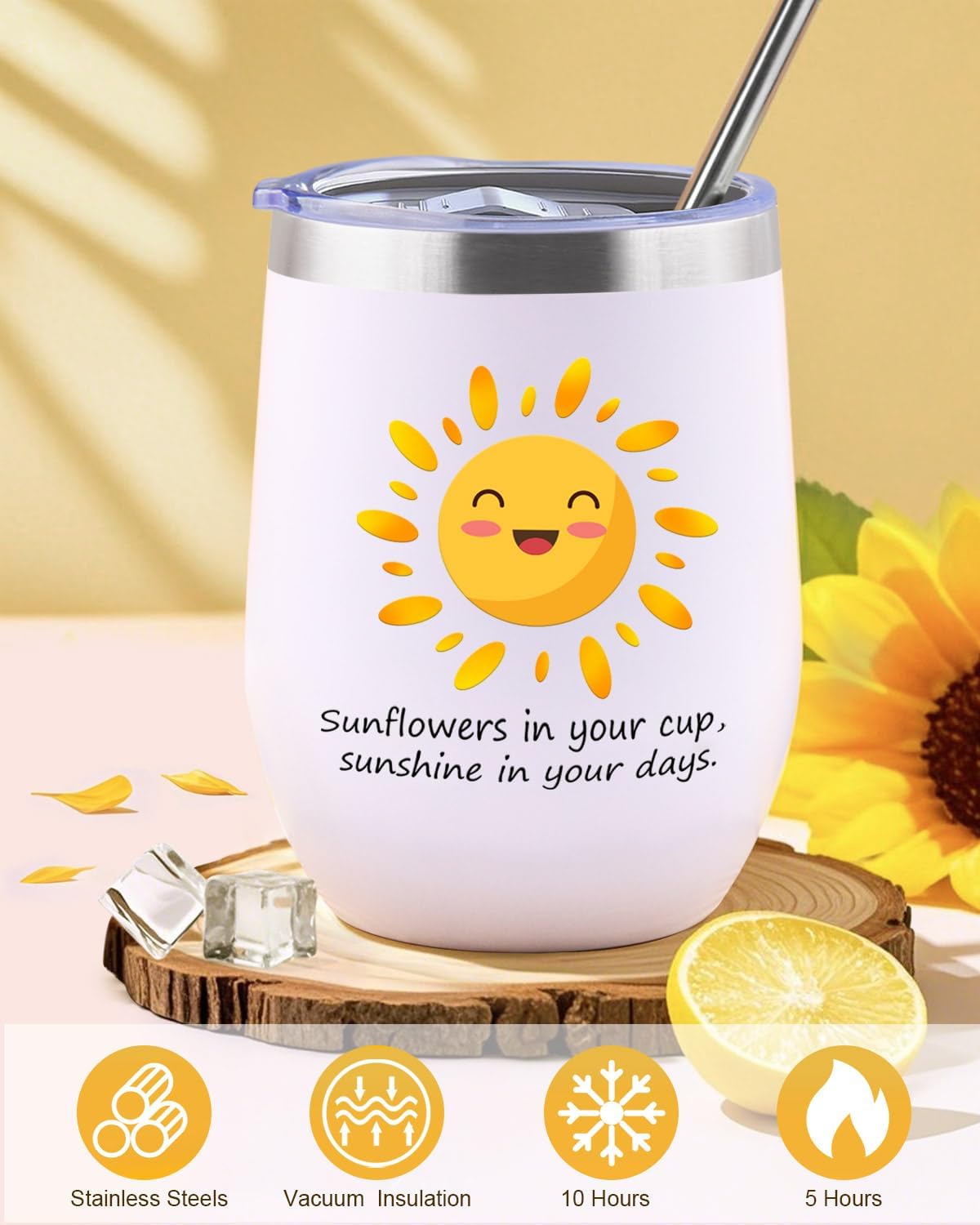 Detalle 2 de LIVEHITOP Sunflower Pamper Gift Set 10PCS