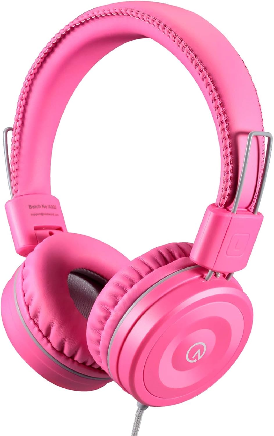 Detalle 1 de noot products Kids Headphones K22 Foldable Wired Stereo (3.5mm) — Teal/Lime, 5ft Tangle-Free Cord