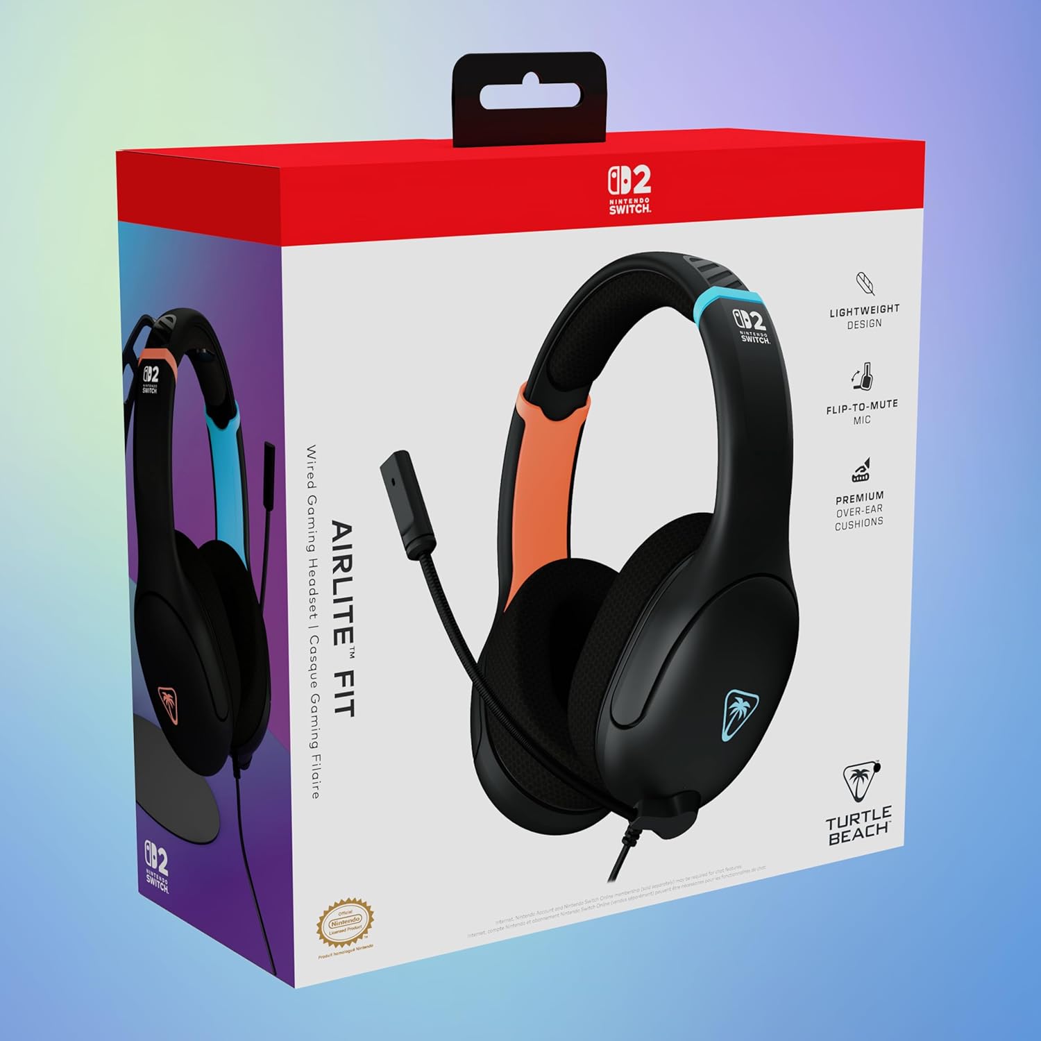 Thumbnail 6 de Turtle Beach Airlite Fit Wired Gaming Headset (Nintendo Switch lizenziert) – anthrazitschwarz