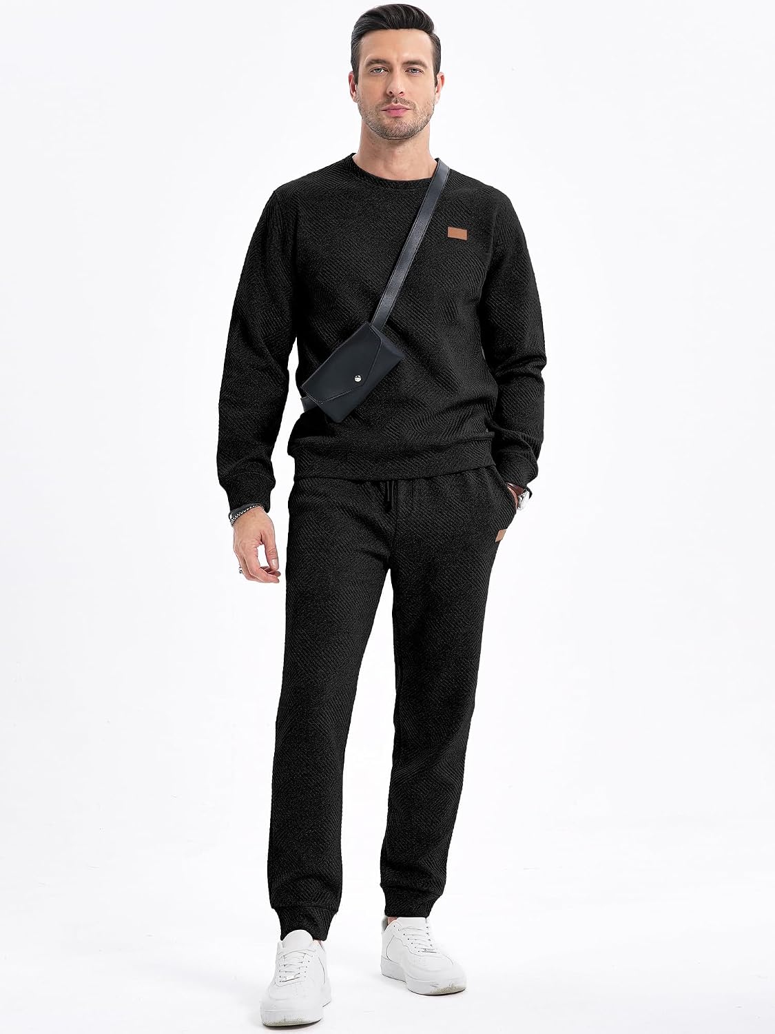 Detalle de Elegancity Trainingsanzug Herren Set Jogginganzug