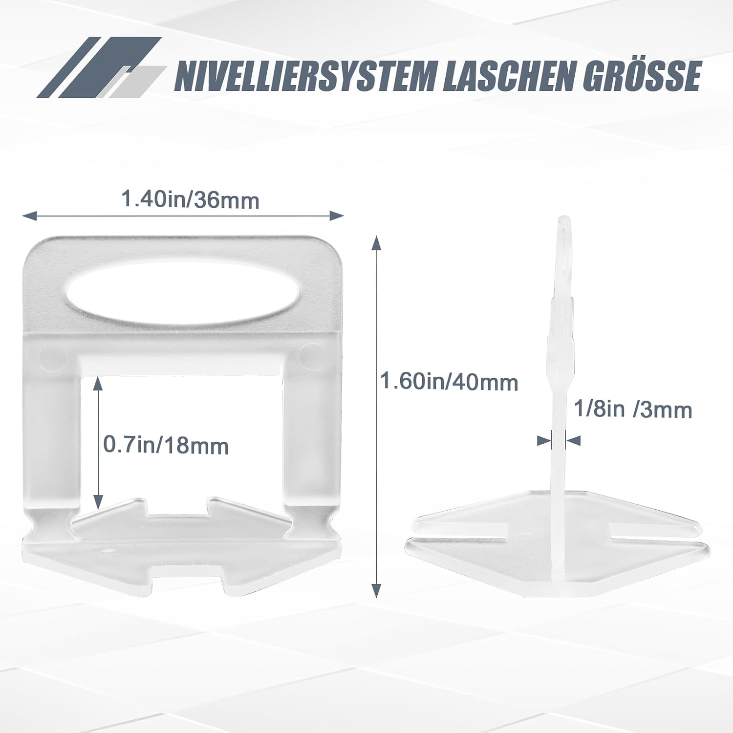 Detalle 2 de Storystore Fliesen Nivelliersystem 3 mm