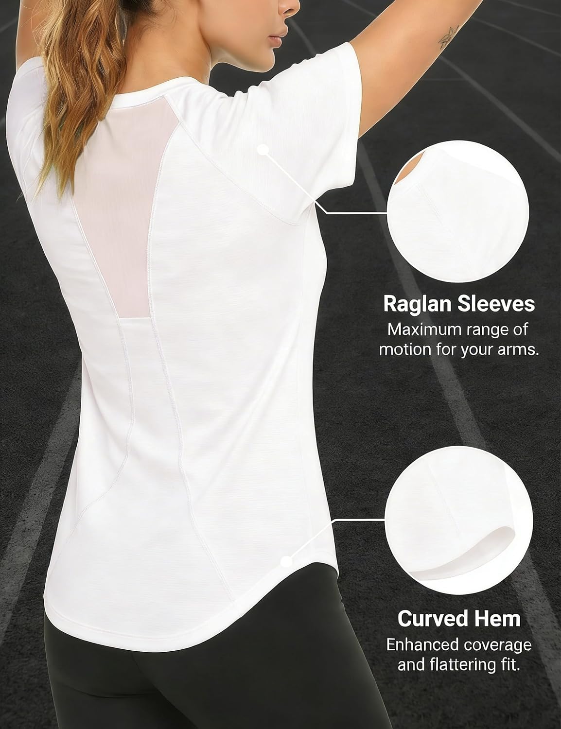 Thumbnail 5 de Wayleb Women's Sports T-Shirt Short Sleeve