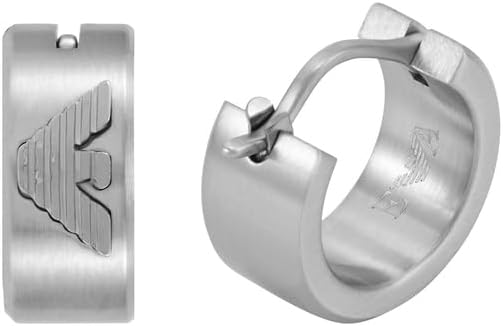 Thumbnail 2 de Emporio Armani Herren Silberfarbener Edelstahl Ohrring EGS3165040