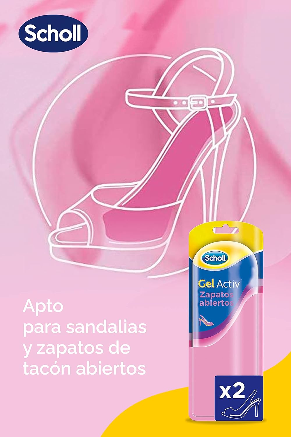 Detalle 2 de Scholl GelActiv plantillas gel para sandalias 35-40,5