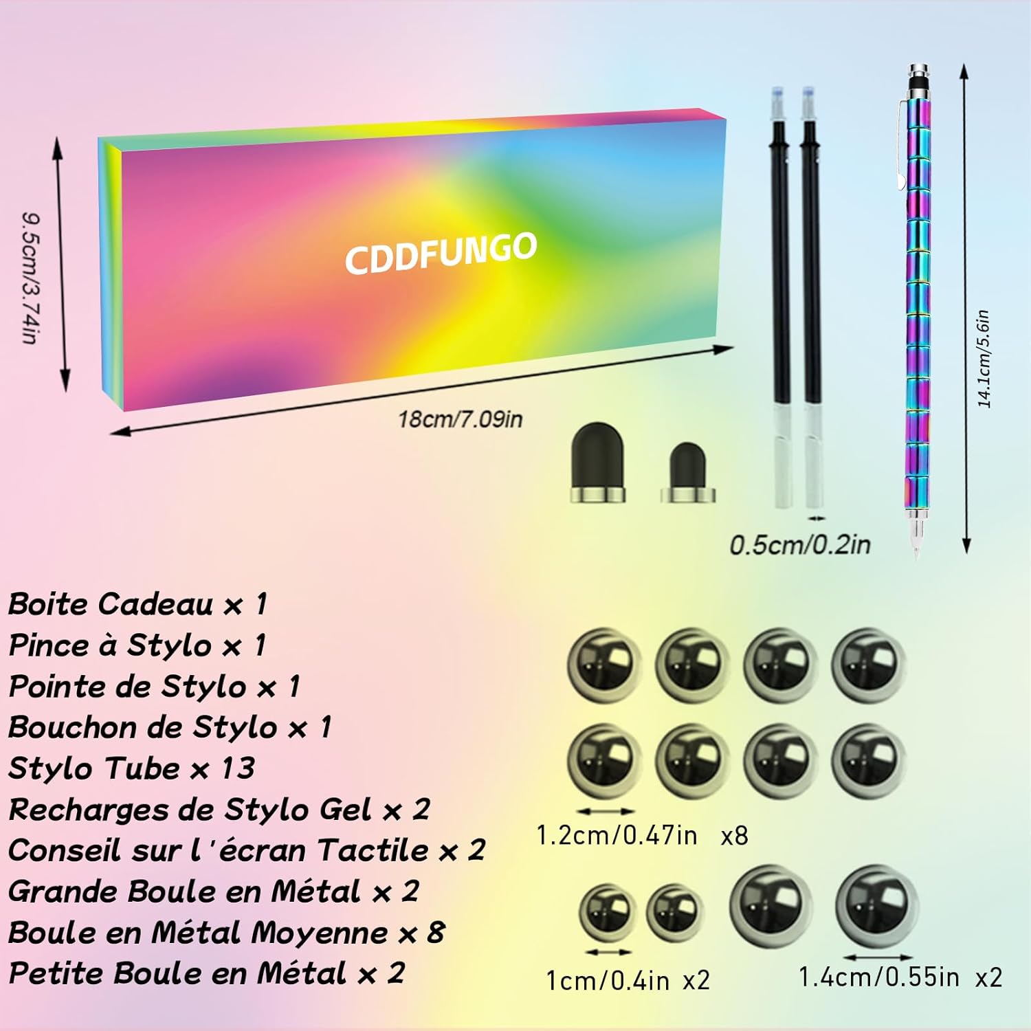 Thumbnail 6 de Stylos anti-stress amusants CDDFUNGO pour adolescentes