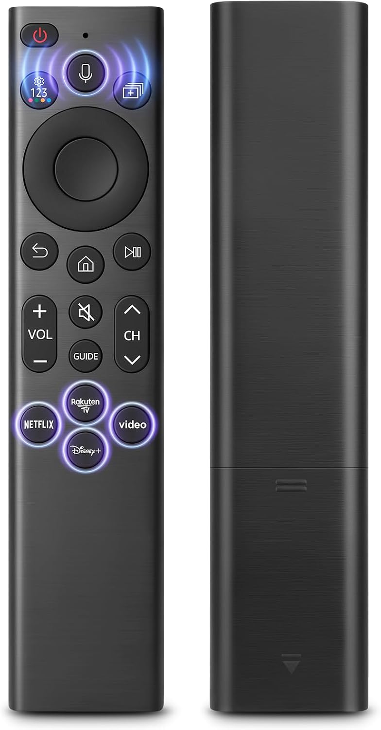 Detalle de Voice Replacement for Samsung-Smart-TV-Remote with Voice Function and Shortcut Buttons