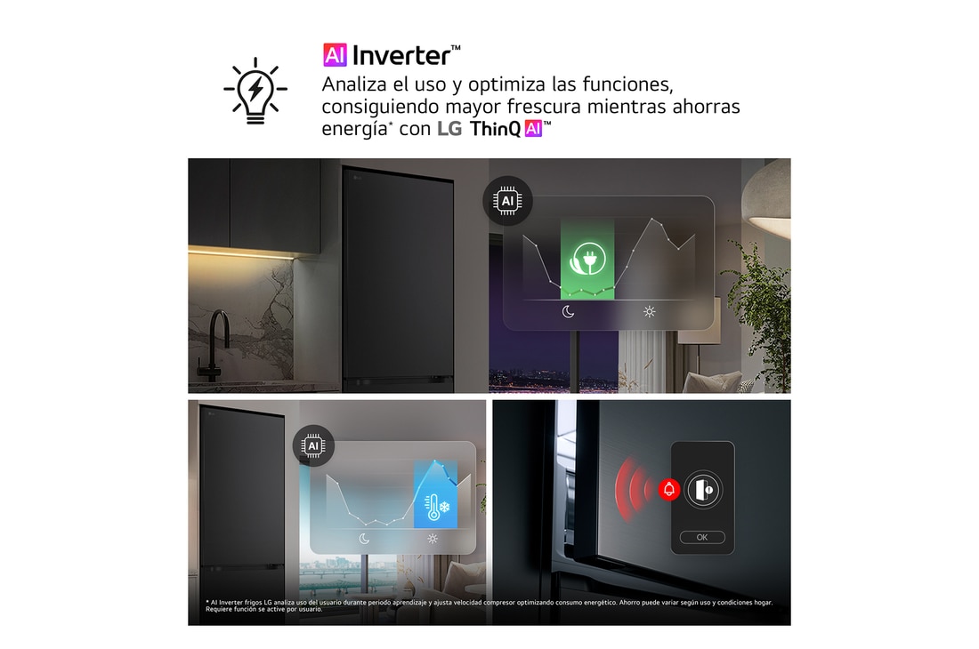 Thumbnail 4 de LG GBBSJ20DSW Frigorífico combi 375 l, 2,03 m