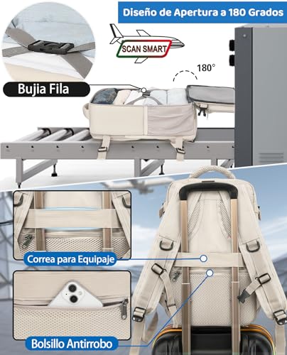 Detalle de KLOSTAIN Mochila de cabina 40x20x25 cm (20 L) para Ryanair: versátil, segura y cómoda